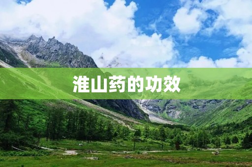 淮山药的功效:食补佳品,滋补养生,健脾益肾 淮山药的功效:食补佳品,滋补养生,健脾益肾
