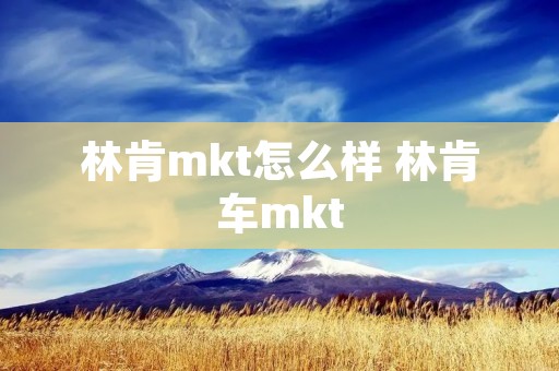 林肯mkt怎么样 林肯车mkt