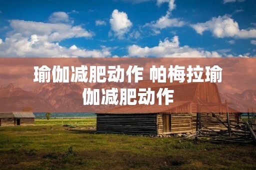 瑜伽减肥动作 帕梅拉瑜伽减肥动作