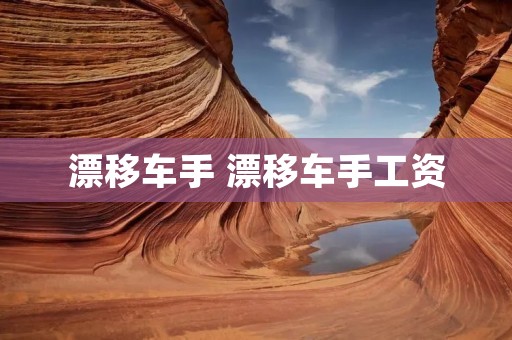 漂移车手 漂移车手工资