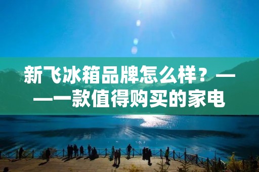 新飞冰箱品牌怎么样?——一款值得购买的家电品牌 新飞冰箱品牌怎么样?——一款值得购买的家电品牌