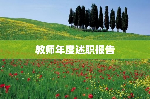 教师年度述职报告:以学生为中心的教学实践