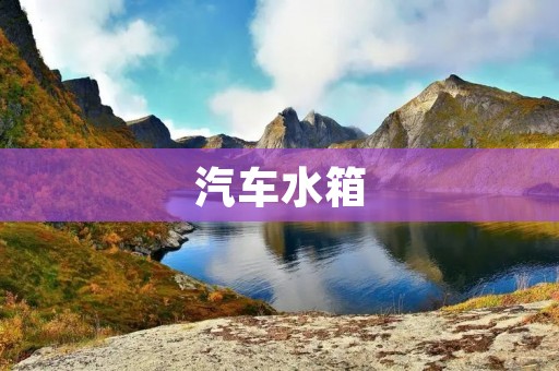 汽车水箱：了解它的结构、功能及保养方法