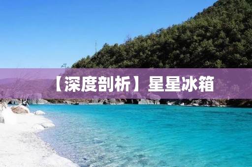 【深度剖析】星星冰箱:老牌子还是新面孔? 【深度剖析】星星冰箱:老牌子还是新面孔?