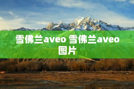 雪佛兰aveo 雪佛兰aveo图片 雪佛兰aveo 雪佛兰aveo图片