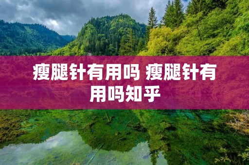 瘦腿针有用吗 瘦腿针有用吗知乎