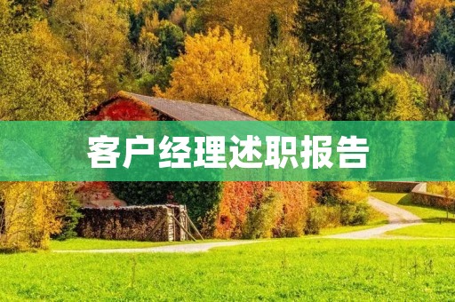 客户经理述职报告:提升客户满意度的实践与思考