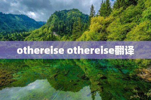 othereise othereise翻译