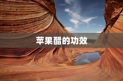苹果醋的功效：从健康角度解析