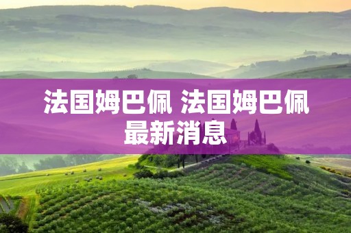 法国姆巴佩 法国姆巴佩最新消息