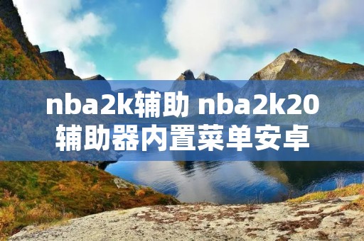 nba2k辅助 nba2k20辅助器内置菜单安卓