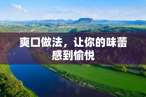 爽口做法,让你的味蕾感到愉悦 爽口做法,让你的味蕾感到愉悦
