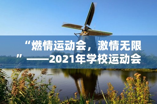 “燃情运动会，激情无限”——2021年学校运动会报道稿