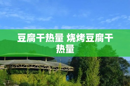 豆腐干热量 烧烤豆腐干热量