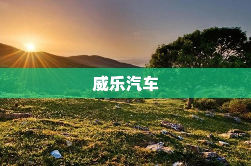 威乐汽车:高品质与可靠性的完美结合 威乐汽车:高品质与可靠性的完美结合