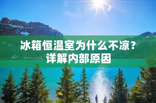 冰箱恒温室为什么不凉？详解内部原因