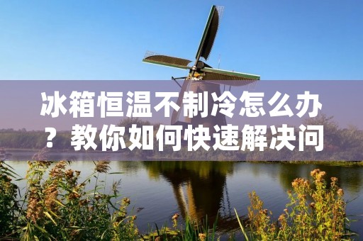 冰箱恒温不制冷怎么办？教你如何快速解决问题