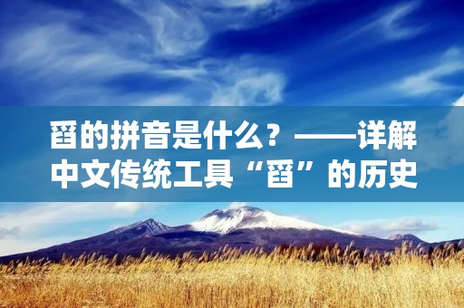 舀的拼音是什么?——详解中文传统工具“舀”的历史与文化