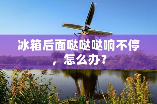 冰箱后面哒哒哒响不停，怎么办？