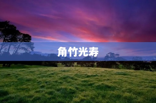 角竹光寿:一种珍贵的植物资源 角竹光寿:一种珍贵的植物资源