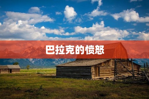 巴拉克的愤怒:美国前总统的情绪控制之路 巴拉克的愤怒:美国前总统的情绪控制之路