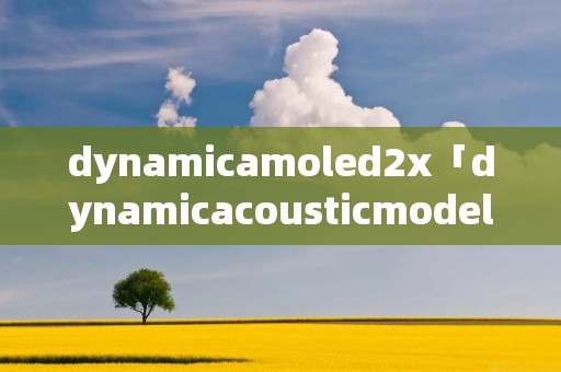 dynamicamoled2x「dynamicacousticmodeling」 dynamicamoled2x「dynamicacousticmodeling」