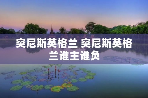 突尼斯英格兰 突尼斯英格兰谁主谁负 突尼斯英格兰 突尼斯英格兰谁主谁负