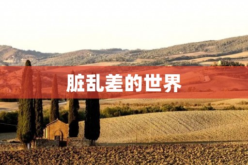 脏乱差的世界:清洁的反义词