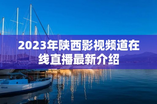 2023年陕西影视频道在线直播最新介绍