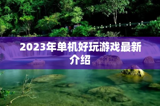 2023年单机好玩游戏最新介绍