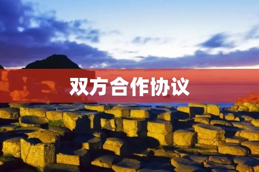 双方合作协议:共同开拓市场,实现互惠互利
