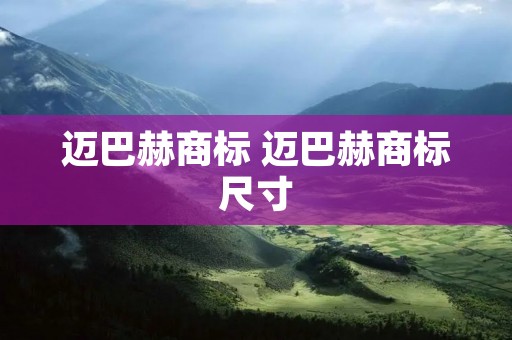 迈巴赫商标 迈巴赫商标尺寸 迈巴赫商标 迈巴赫商标尺寸