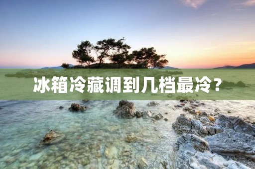 冰箱冷藏调到几档最冷? 冰箱冷藏调到几档最冷?