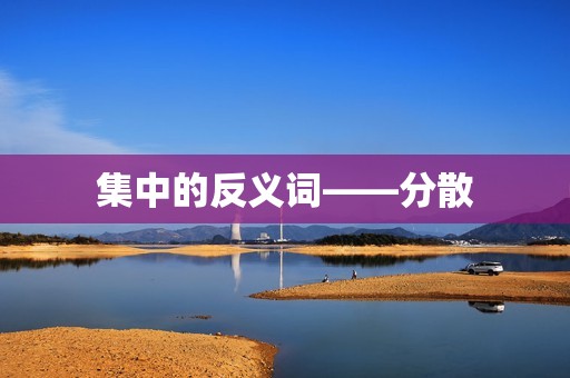 集中的反义词——分散