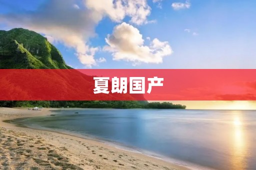 夏朗国产:打造中国自主品牌的新时代 夏朗国产:打造中国自主品牌的新时代