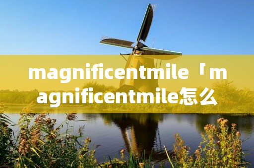 magnificentmile「magnificentmile怎么读」