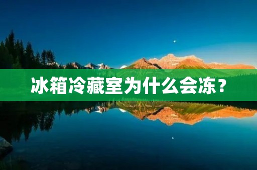 冰箱冷藏室为什么会冻？