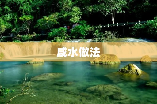 咸水做法：一道简单易学的家常菜