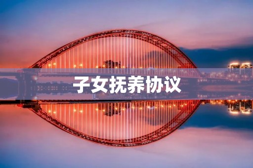 子女抚养协议:让孩子的利益得到最大保障 子女抚养协议:让孩子的利益得到最大保障