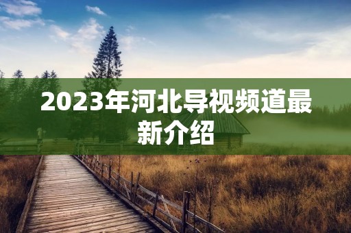 2023年河北导视频道最新介绍