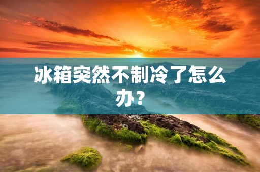 冰箱突然不制冷了怎么办？