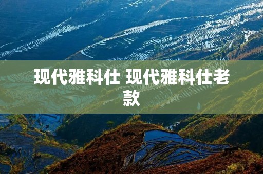 现代雅科仕 现代雅科仕老款 现代雅科仕 现代雅科仕老款