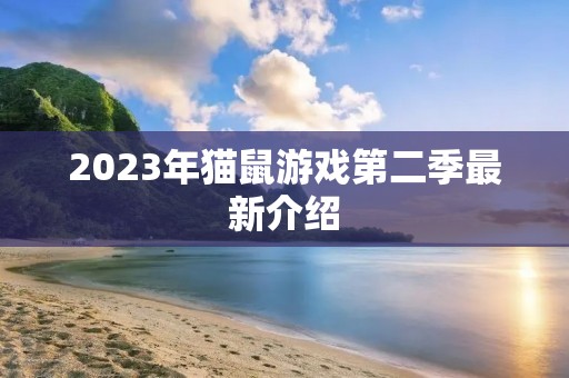 2023年猫鼠游戏第二季最新介绍