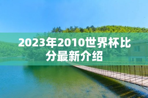 2023年2010世界杯比分最新介绍