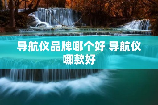导航仪品牌哪个好 导航仪哪款好