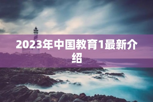2023年中国教育1最新介绍