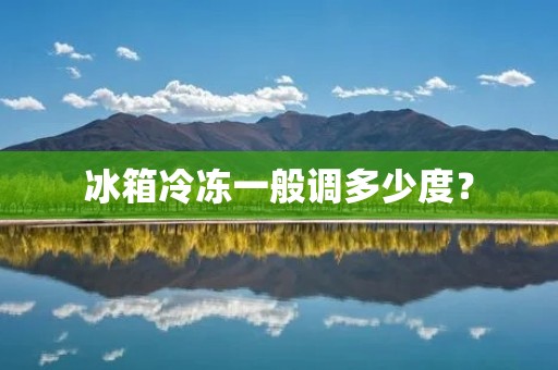 冰箱冷冻一般调多少度? 冰箱冷冻一般调多少度?