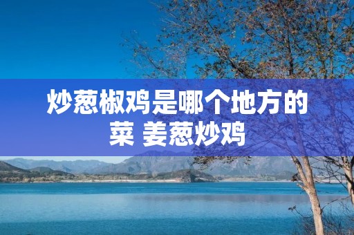 炒葱椒鸡是哪个地方的菜 姜葱炒鸡