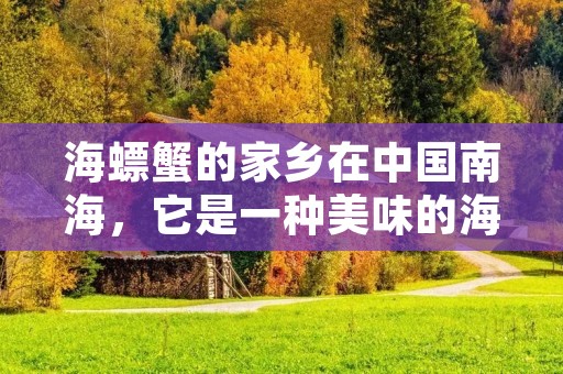 海螵蟹的家乡在中国南海，它是一种美味的海鲜，深受广大消费者的喜爱。海螵蟹的口感鲜美，肉质饱满，营养丰富，被誉为“海中珍品”。那么，如何制作一份美味的海螵蟹呢？下面，我们一起来了解一下海螵蟹的做法。