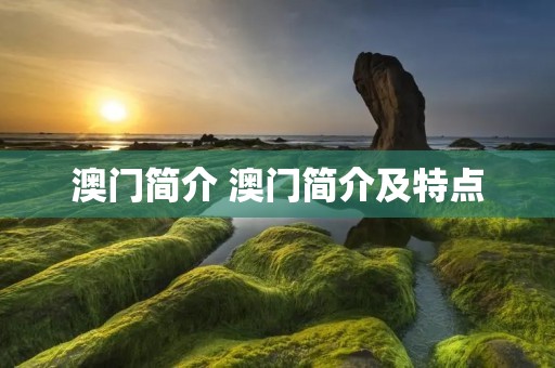 澳门简介 澳门简介及特点